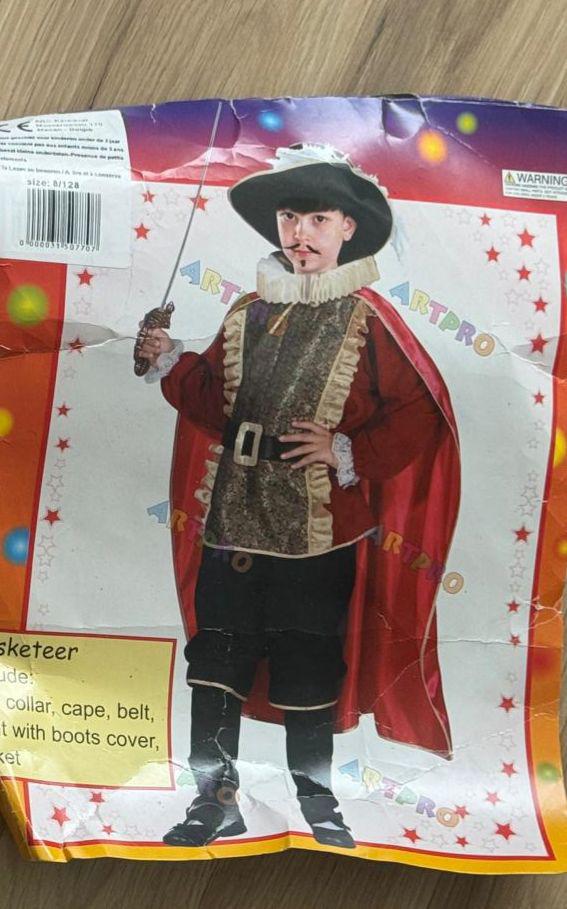 Carnaval costume voor 8 jaar, Enlèvement, Comme neuf