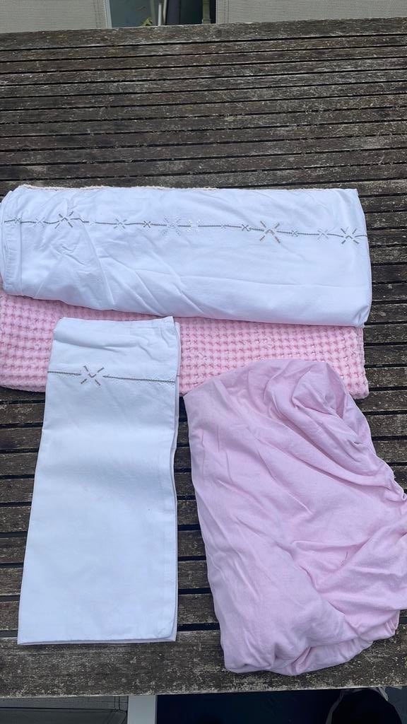 Couvre-lit et taie d'oreiller Koeka, Enlèvement, Comme neuf, Rose