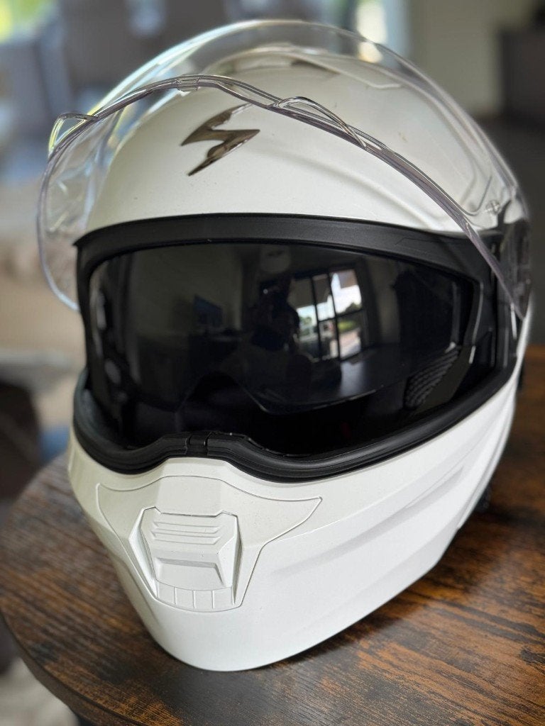 SCORPION EXO-930 Evo blanc Small, Motos, Autres marques, Seconde main, Casque intégral, Enlèvement