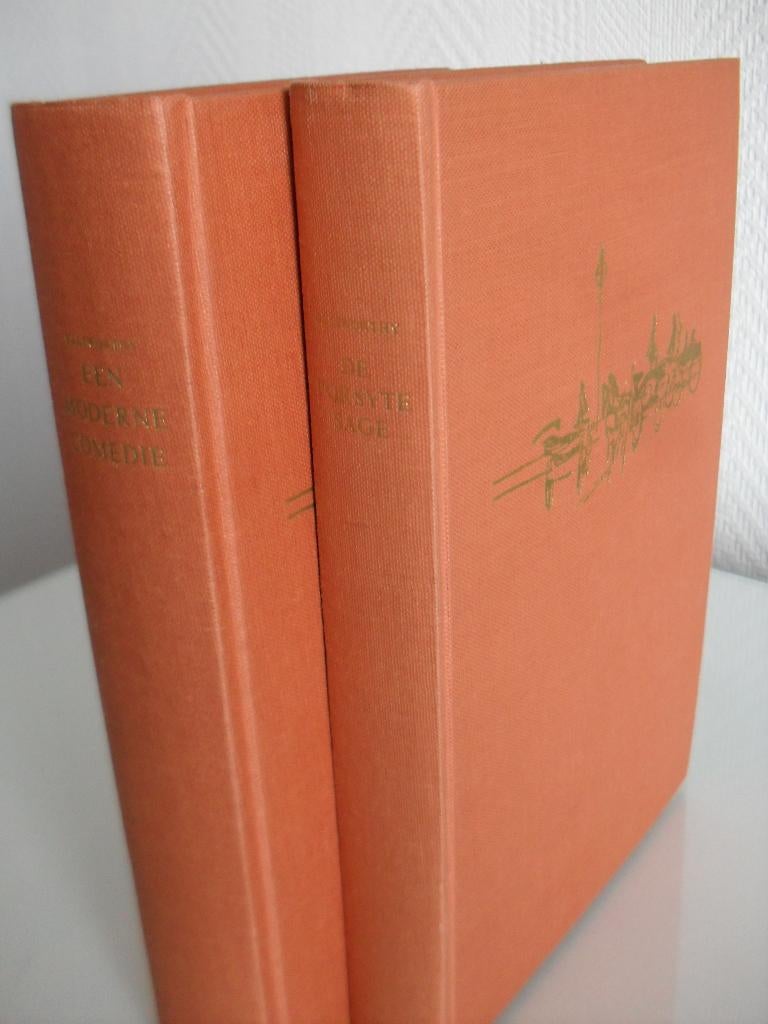 De Forsyte Sage (roman twee delen), Gelezen, John Galsworthy, Ophalen of Verzenden, Nederland