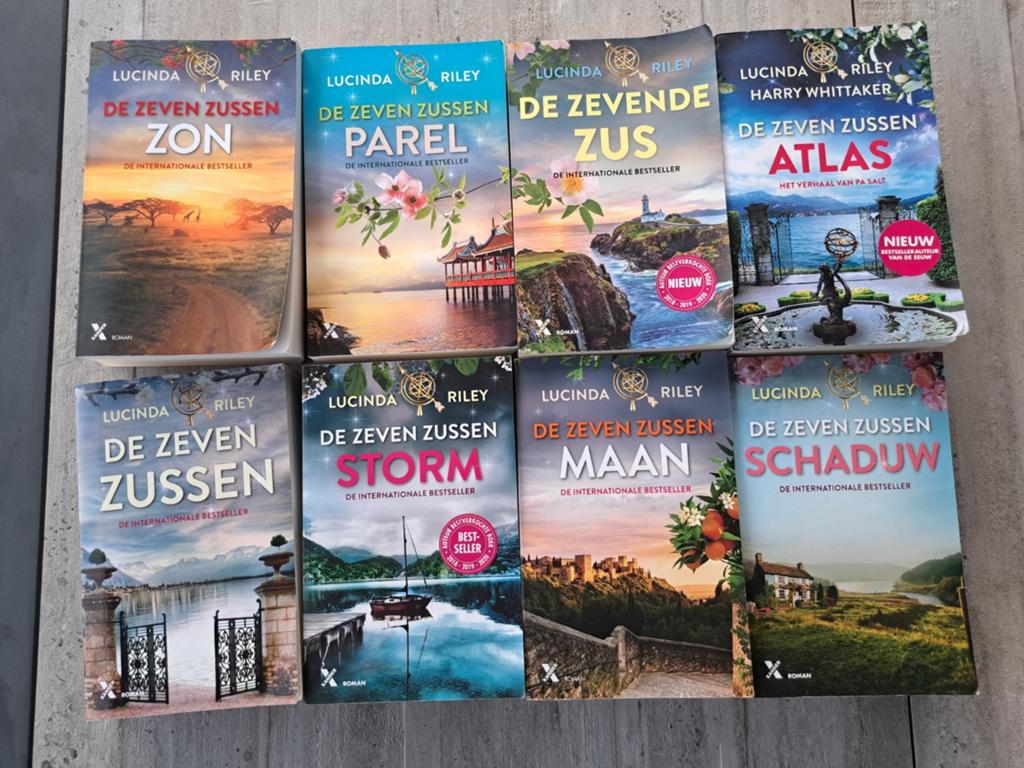 De zeven zussen, Boeken, Ophalen
