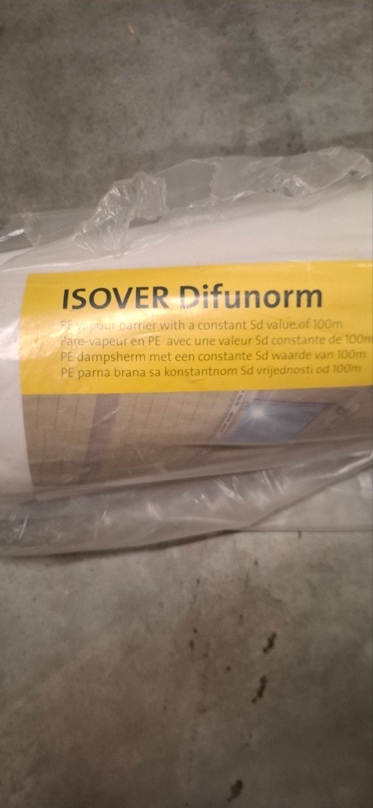isover dampscherm, Enlèvement