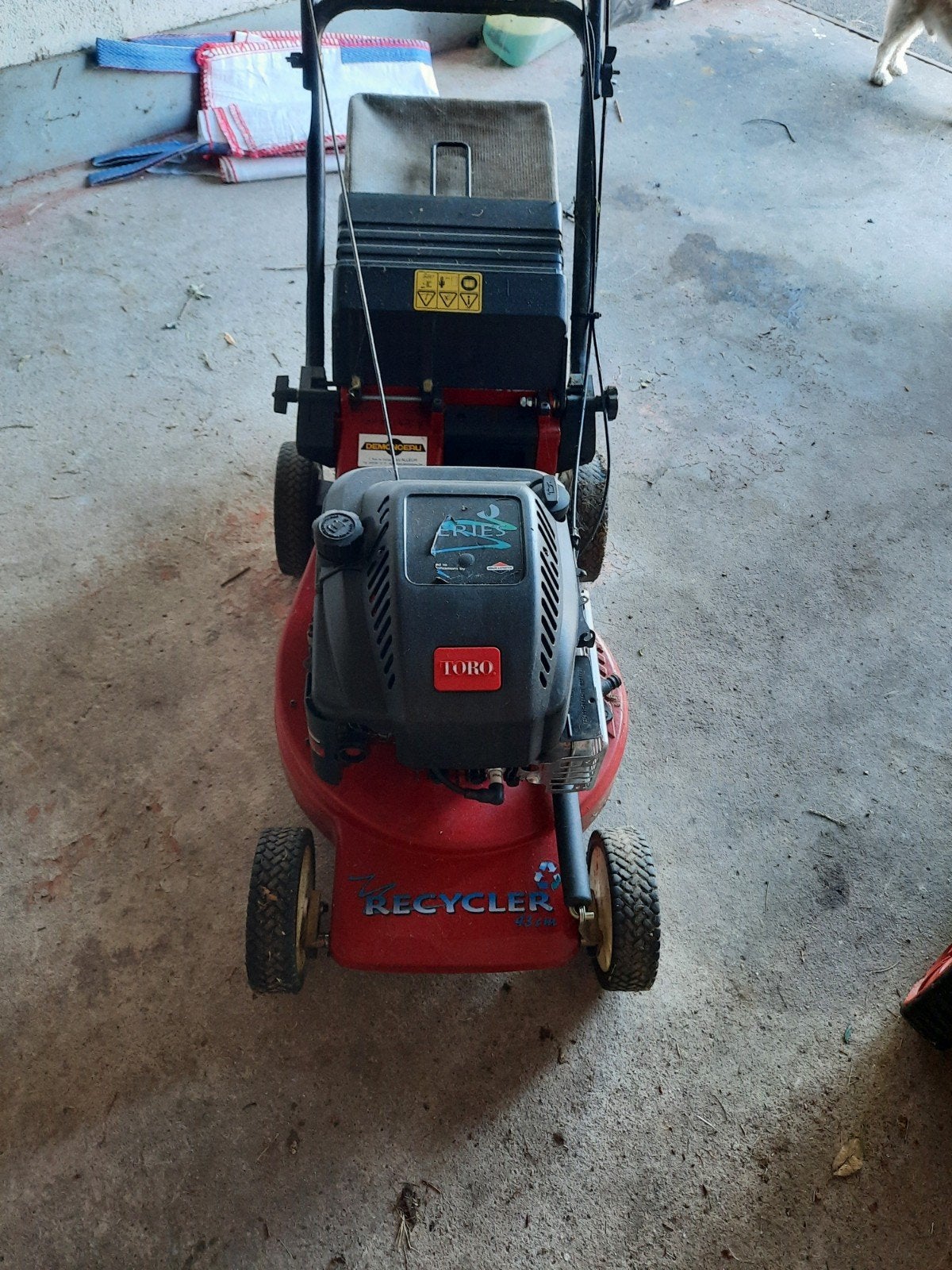 Tondeuse autotractable, Enlèvement