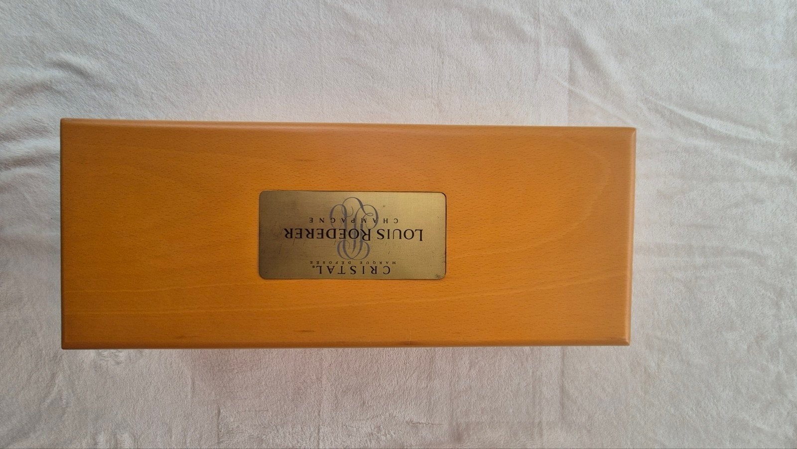 Houten kist "cristal louis roederer", Verzamelen, Ophalen of Verzenden