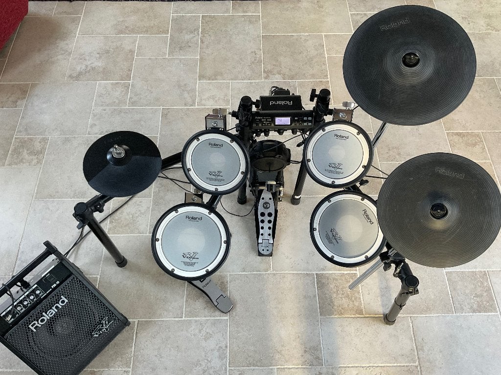 Elektronisch drumstel Roland V-drums TD-4KX2, Muziek en Instrumenten, Ophalen, Zo goed als nieuw, Roland, Elektronisch