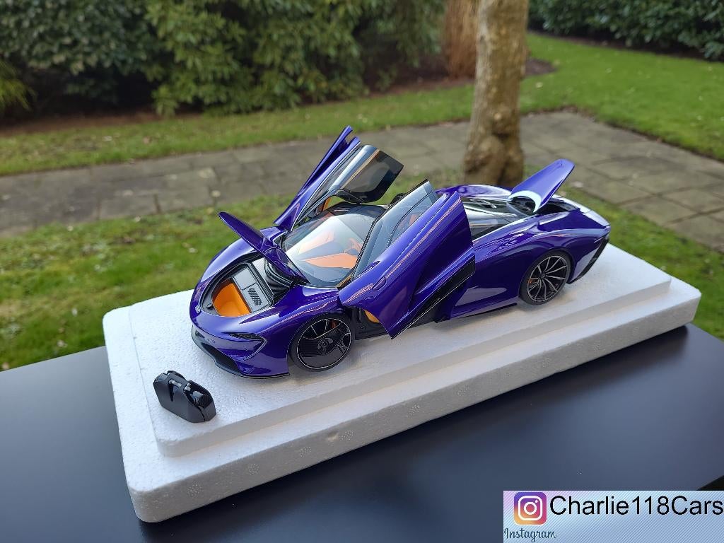 AUTOart 1/18 McLaren Speedtail – Lantana Purple, Ophalen of Verzenden, Nieuw, Autoart
