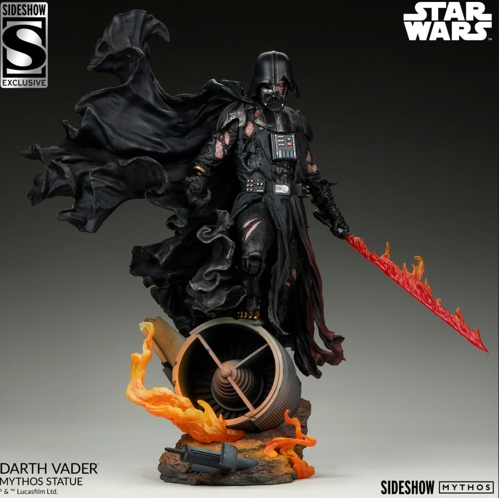 Sideshow star wars mythos darth vader statue 1/5 exclusieve, Ophalen of Verzenden, Zo goed als nieuw, Beeldje of Buste