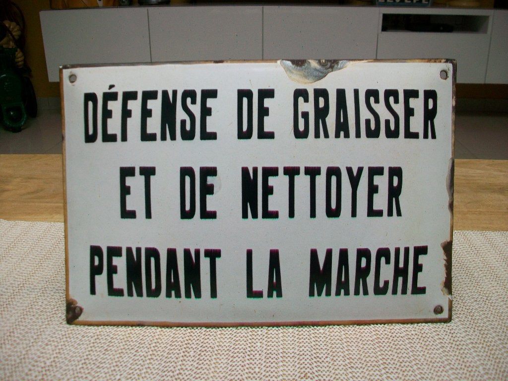 PLAQUE EMAILLE BOMBEE, Antiquités & Art, Enlèvement ou Envoi