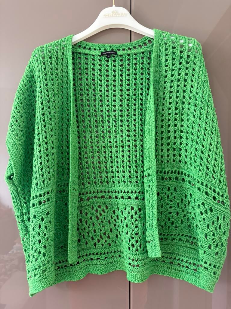 Gilet Caroline Biss, Enlèvement ou Envoi, Comme neuf, Taille 42/44 (L), Vert