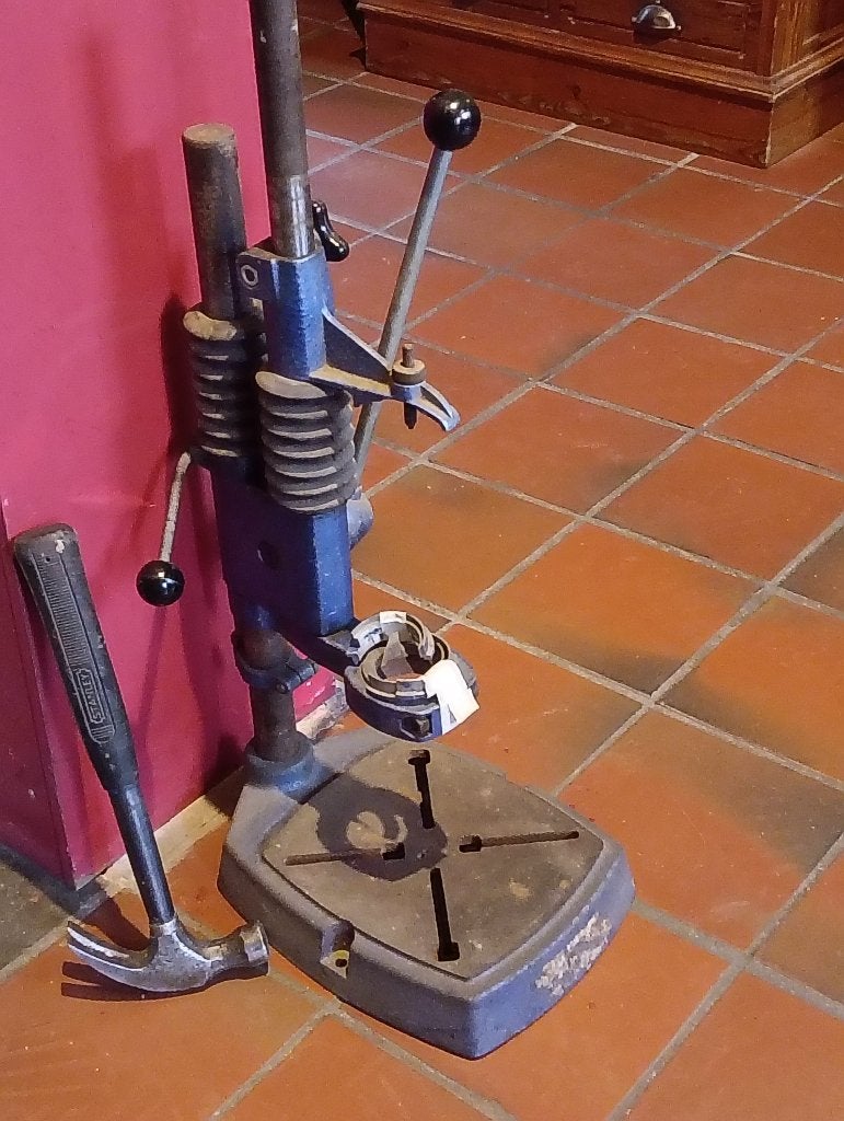 heavy duty drill stand., Ophalen, Gebruikt