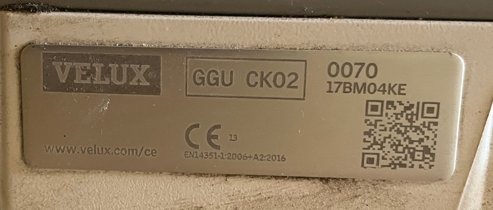 VELUX GGU CK02, compleet met gootstuk,, Ophalen