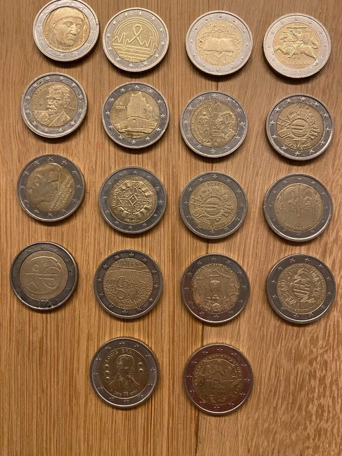 Lot de pièces commémoratives, Enlèvement ou Envoi, 2 euros, Monnaie en vrac