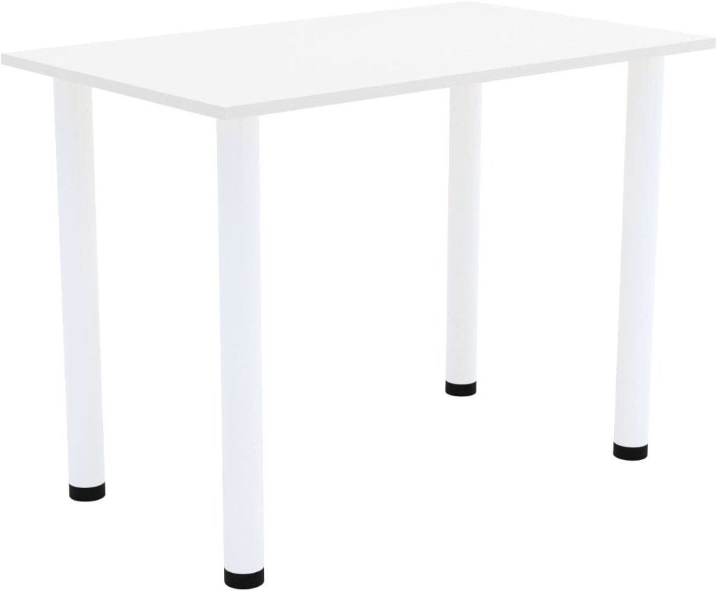 Je vends 2 tables blanches IKEA différentes !, Maison & Meubles, 100 à 150 cm, Quatre personnes, Enlèvement, Utilisé