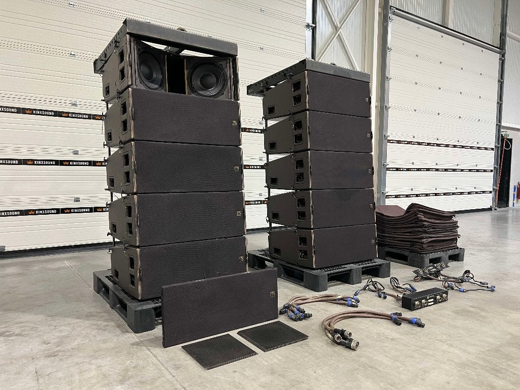 10x L-Acoustics KUDO line array 140dB + 2x K-BUMP, TV, Hi-fi & Vidéo, Enlèvement ou Envoi, Utilisé, 150 watts ou plus