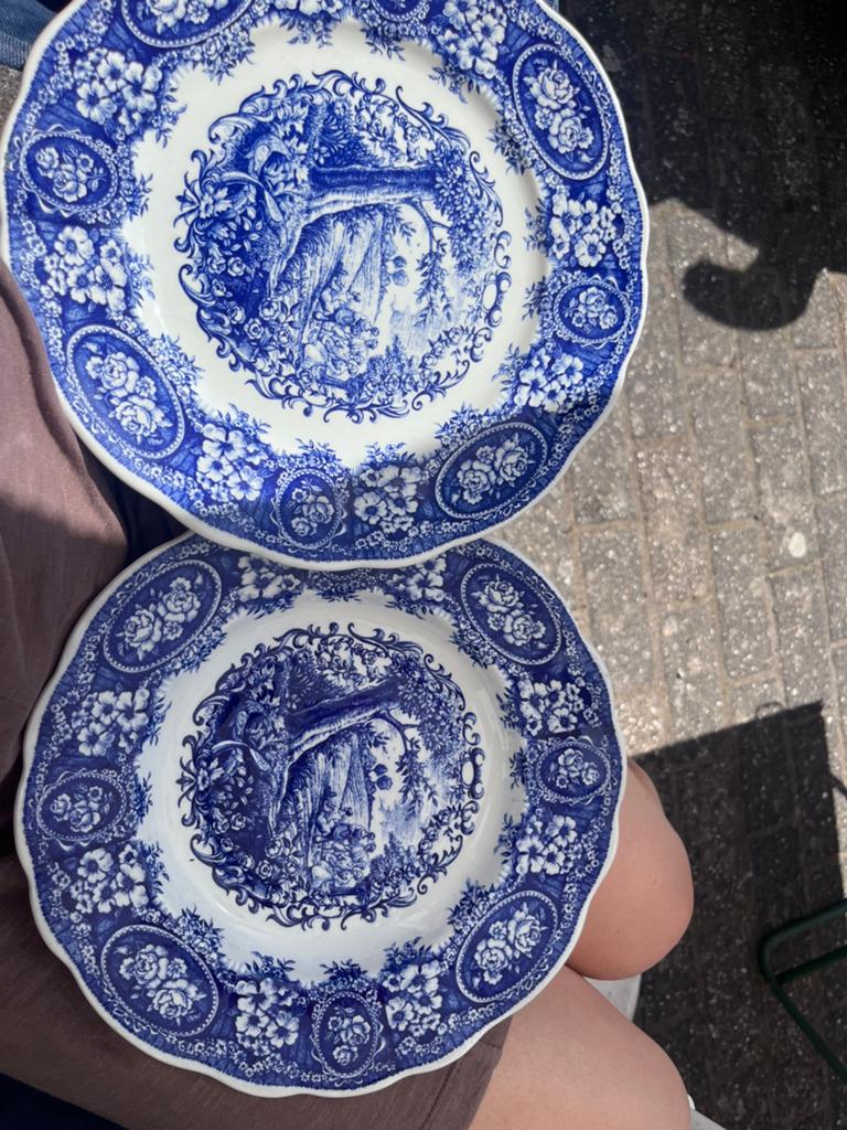 Boch 2 borden Marie Antoinette €20/stuk, Antiek en Kunst, Ophalen of Verzenden