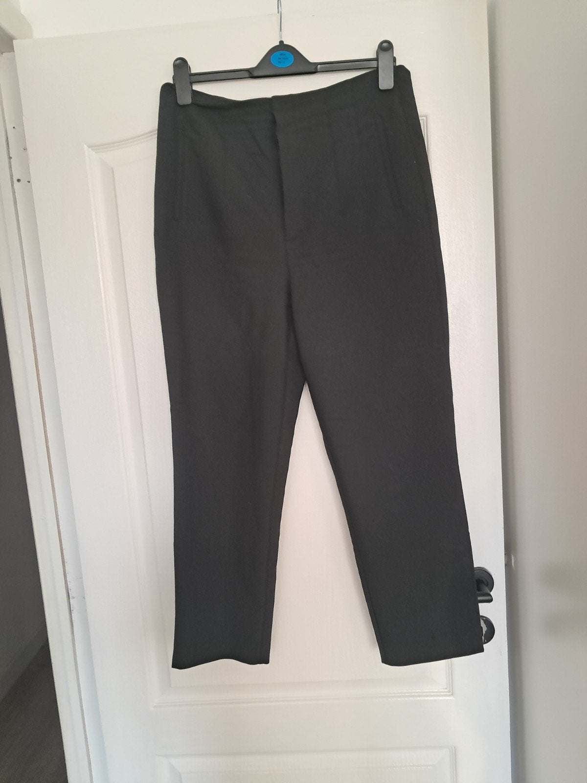Zwarte  broek van  dames  maat  XL of 44, Ophalen, Maat 46/48 (XL) of groter