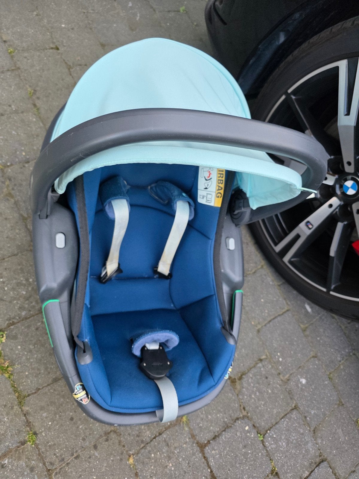 Maxi-Cosi Coral 360 – Blauw – Handig uitneembaar model!, Ophalen, 9 t/m 18 kg, Zijbescherming, Maxi-Cosi
