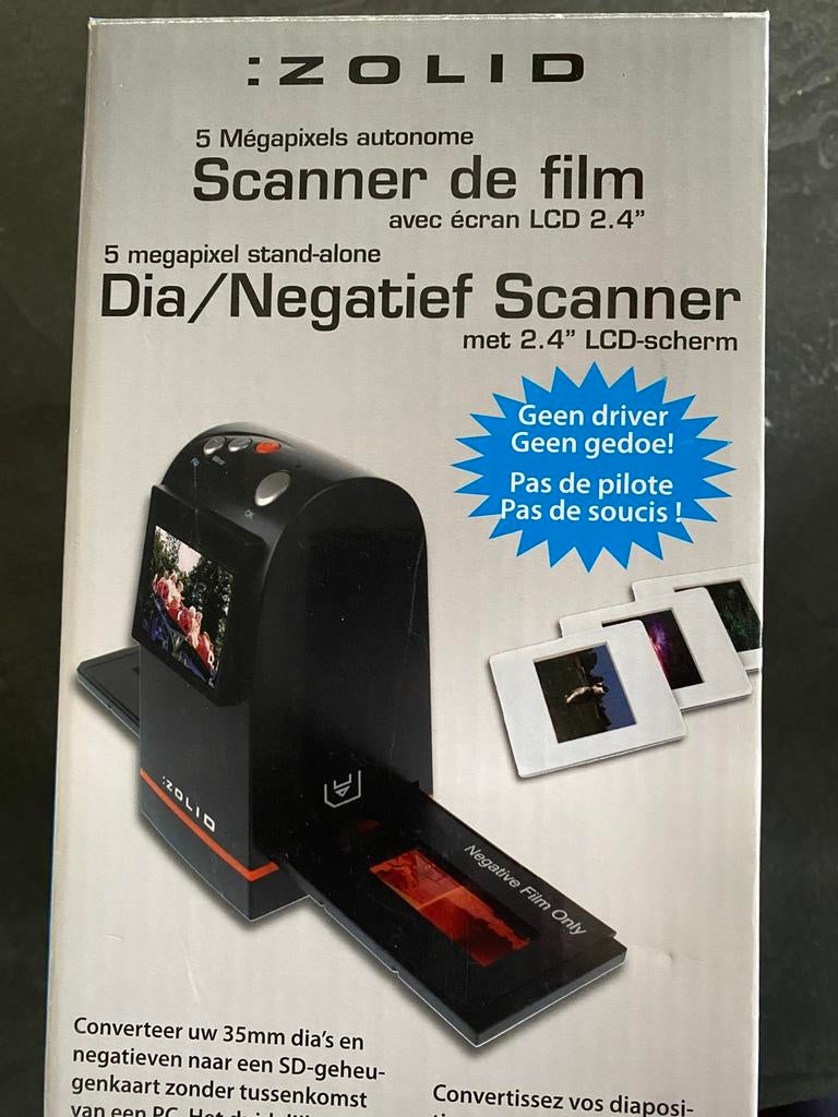 Negatief scanner foto/dia, Computers en Software, Ophalen, Nieuw, Fotoscanner