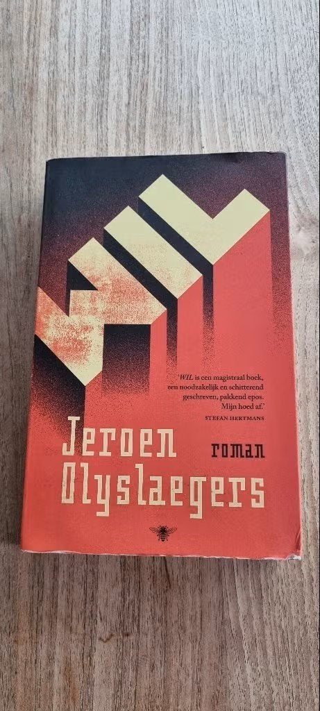 boek WIL van Jeroen Olyslaegers - Roman, Boeken, Ophalen of Verzenden, Zo goed als nieuw