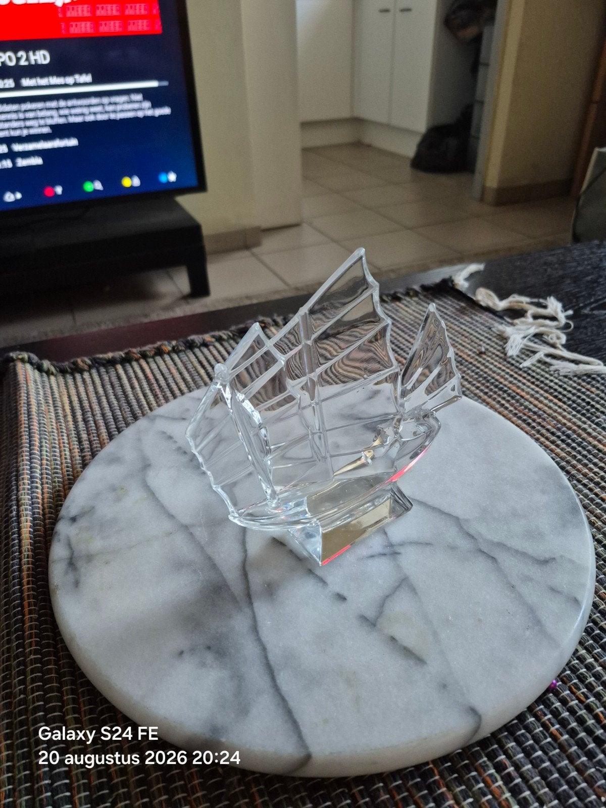 voilier en cristal, Jardin & Terrasse, Hamacs, Enlèvement ou Envoi