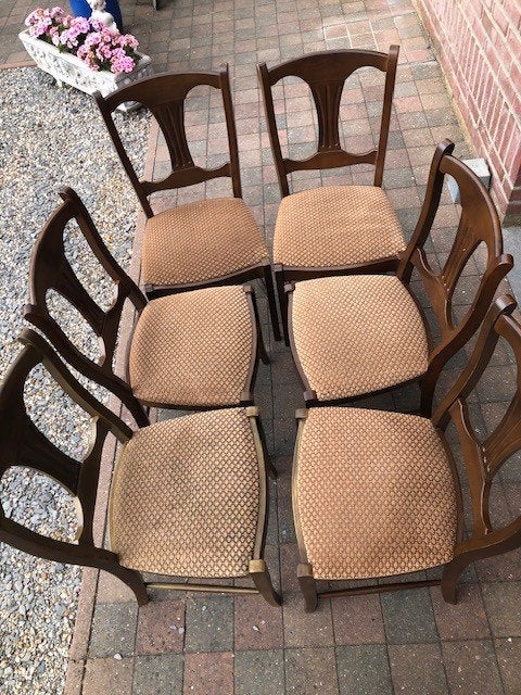 6 degelijke stoelen, Enlèvement, Utilisé, Cinq, Six Chaises ou plus