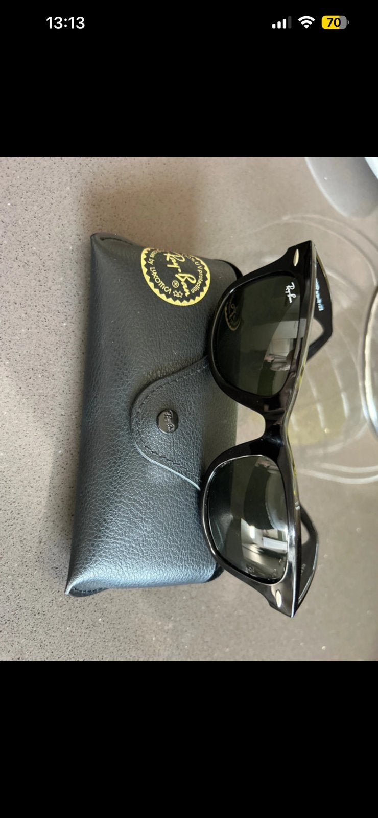 Ray-ban wayfarer rb 2140, Handtassen en Accessoires, Ophalen, Zonnebril, Zwart, Nieuw