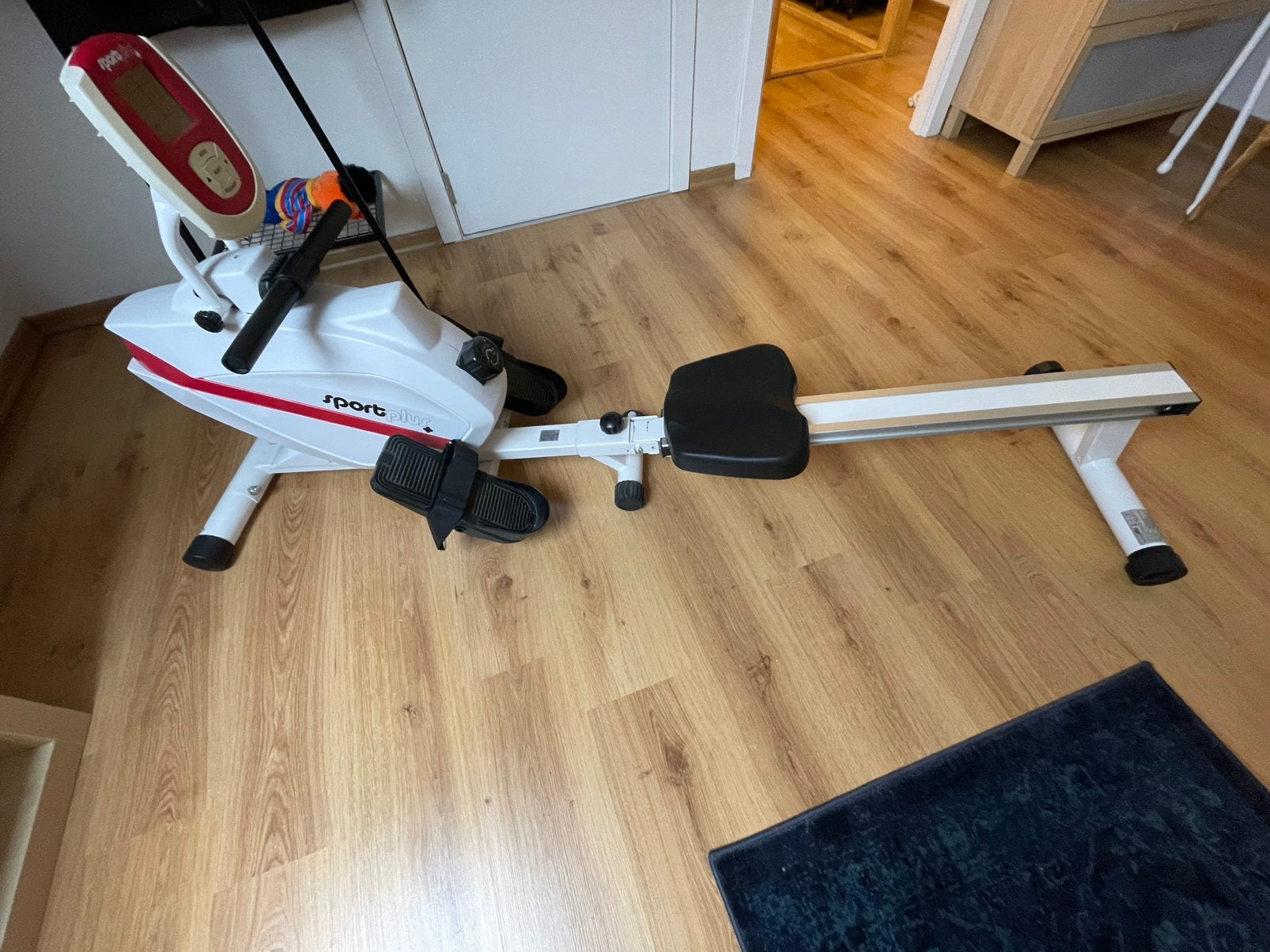 Roeitrainer in het appartement, Sport en Fitness, Ophalen, Gebruikt, Metaal, Roeitrainer