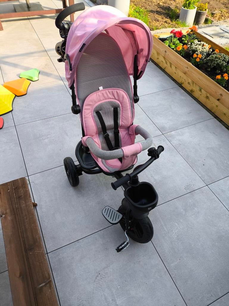 Driewieler met duwstang, Ophalen, Gebruikt, Kinderkraft, Duwstang