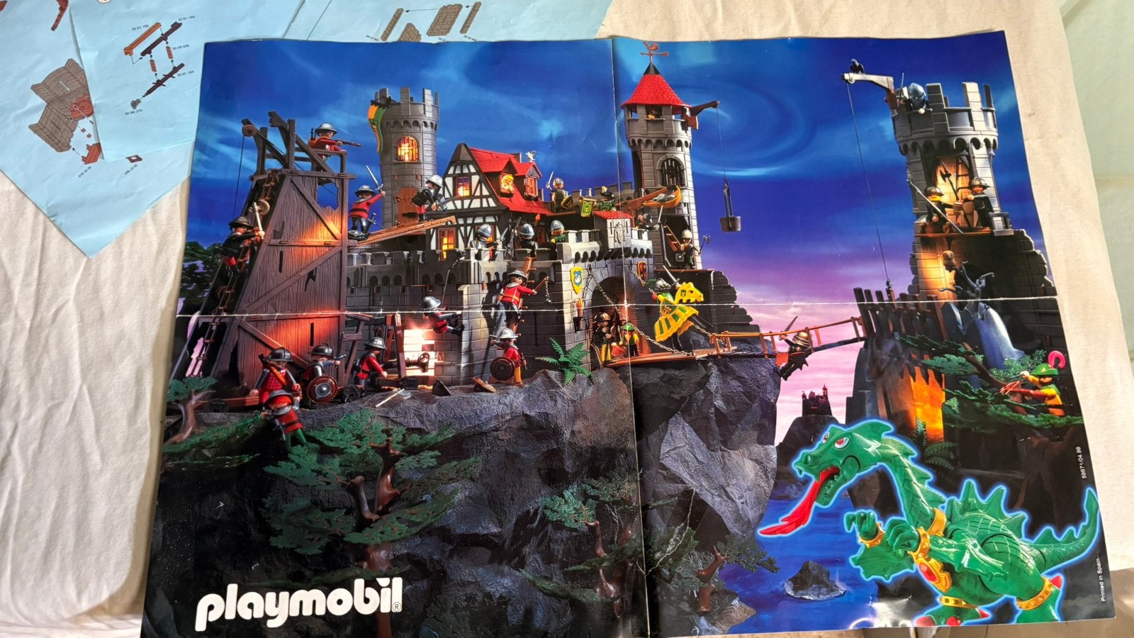 Playmobil Chateau medieval, Enlèvement, Utilisé, Pièces détachées, Château/Fort