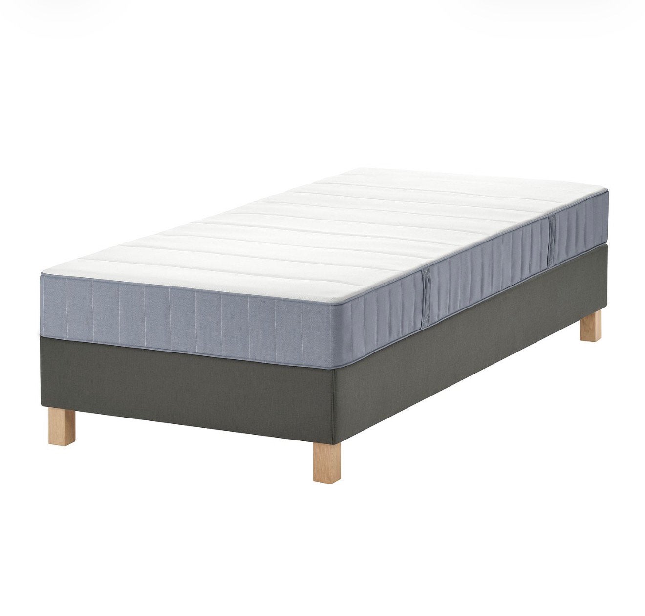 Compleet IKEA bed 90x200 cm – Zo goed als nieuw, Ophalen, Zo goed als nieuw, 200 cm, Bedbodem