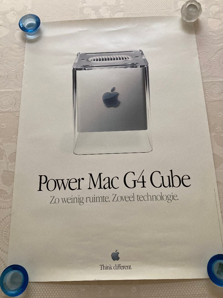 Affiches APPLE, Rectangulaire vertical, Comme neuf, Affiche ou Poster pour porte ou plus grand, Publicité