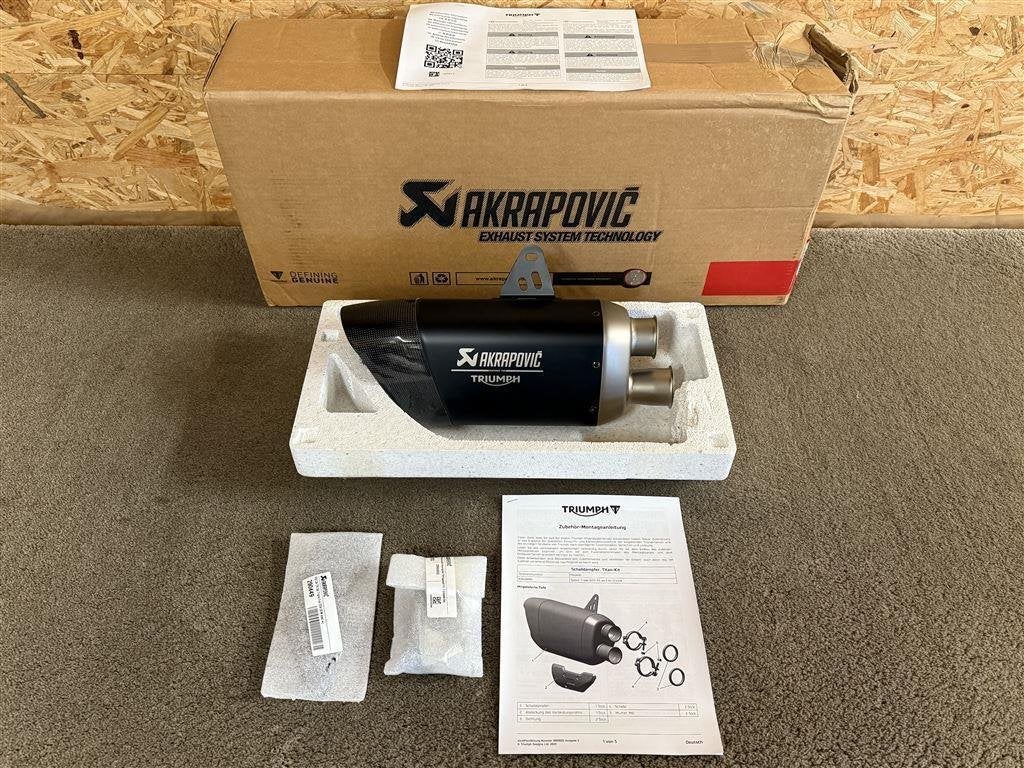 Akrapovic uitlaat Triumph Speed Triple 1200 RS 2025 A9608189, Verzenden, Nieuw