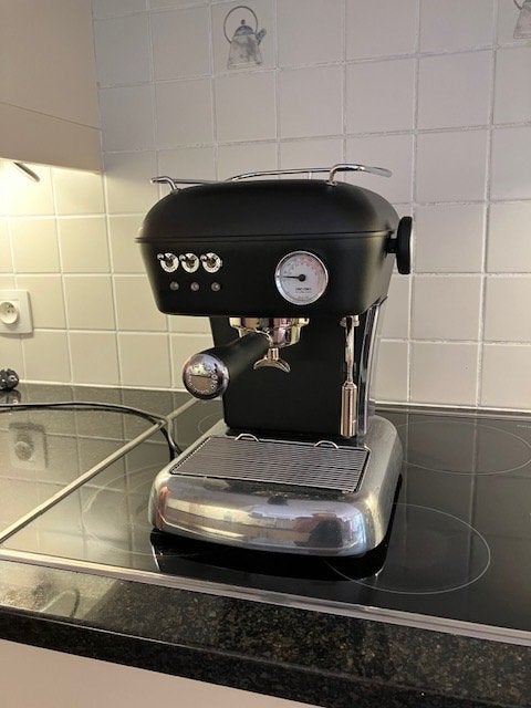 Machine à expresso/cappuccino Ascaso, Café moulu, Machine à espresso, Réservoir d'eau amovible, 2 à 4 tasses