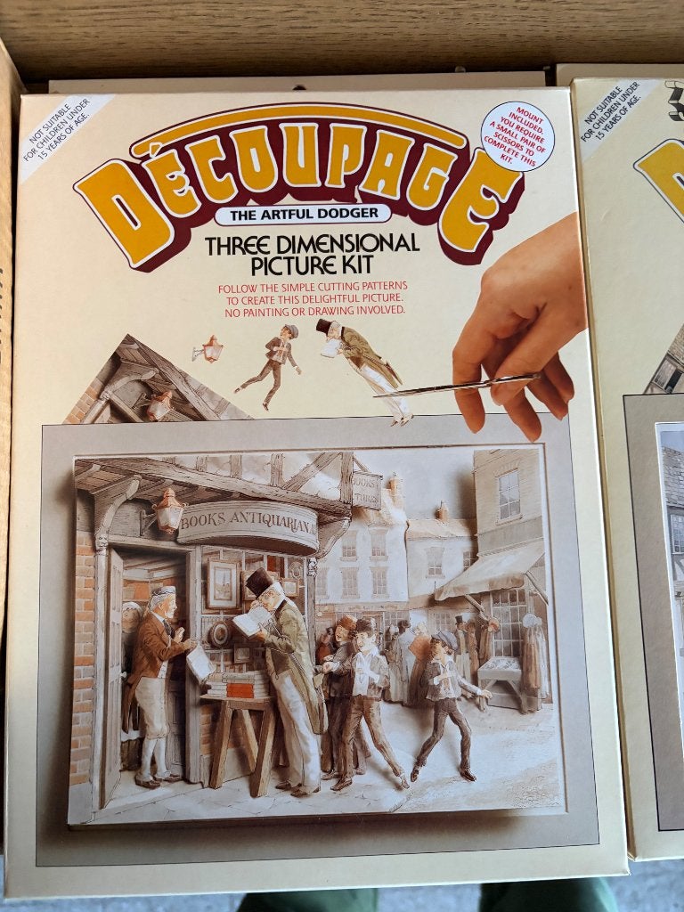 Kits de découpage 3D vintage — 6 chacun, Enlèvement ou Envoi, Neuf
