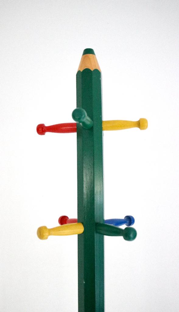 VINTAGE COATRACK "PENCIL" kapstok Pierre Sala France 70's., Ophalen, Zo goed als nieuw, Hout
