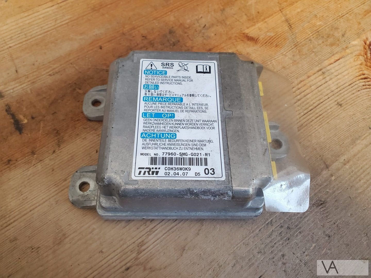 Honda CIvic 2005 - 2010 airbag module 77960-smg-g021-m1 €40, Honda, -, Utilisé, -