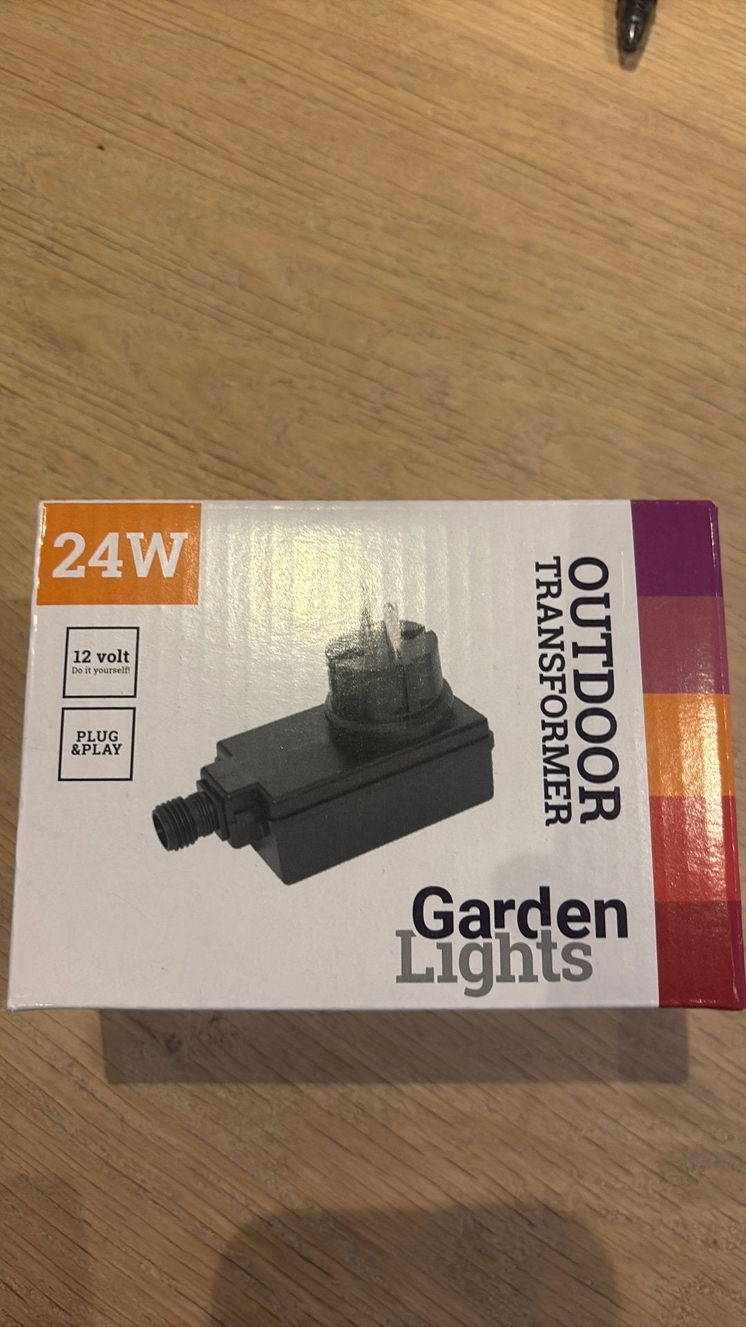 Transformator 12V 24Watt IP44, Ophalen, Zo goed als nieuw