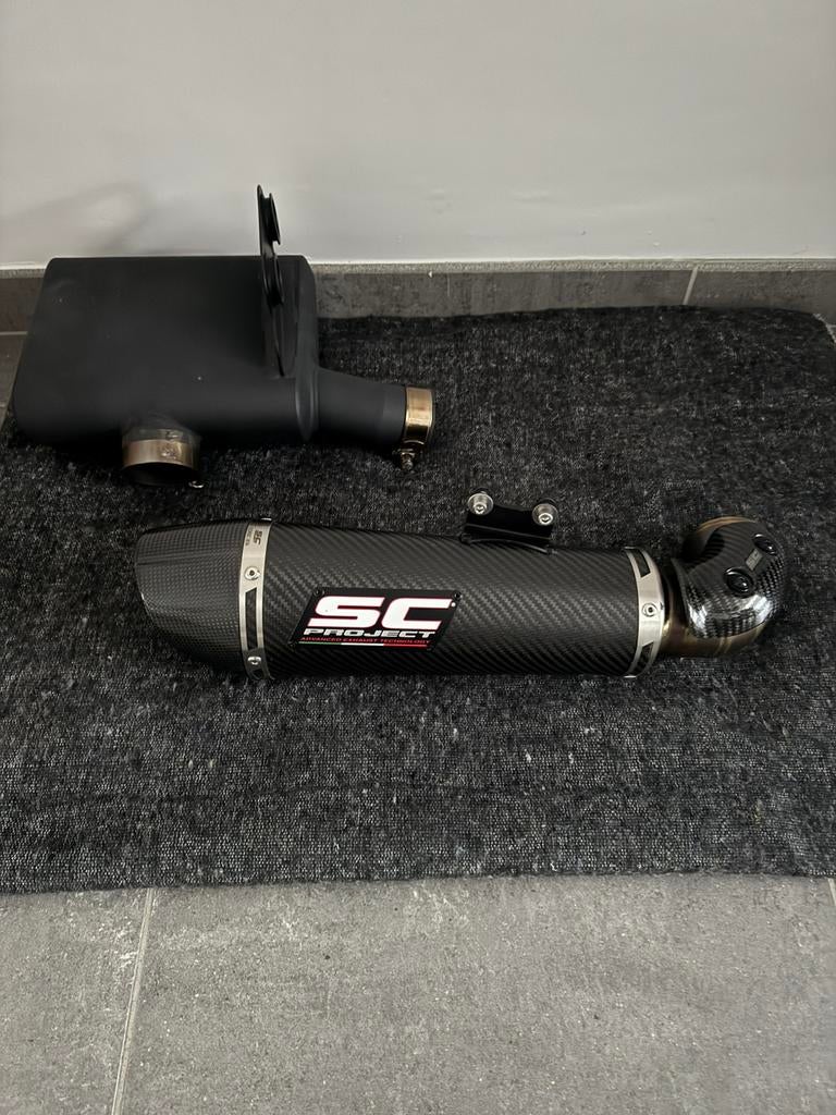 Sc project demper voor BMW f. 900, Motoren, Ophalen, Gebruikt