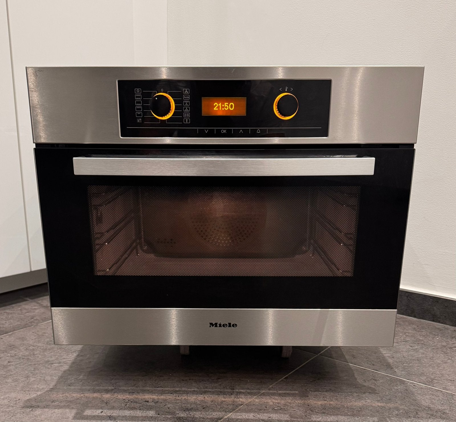 Miele Inbouw Heteluchtoven Met Grill, Elektronische apparatuur, Ophalen, Minder dan 45 cm, Hete lucht, Inbouw