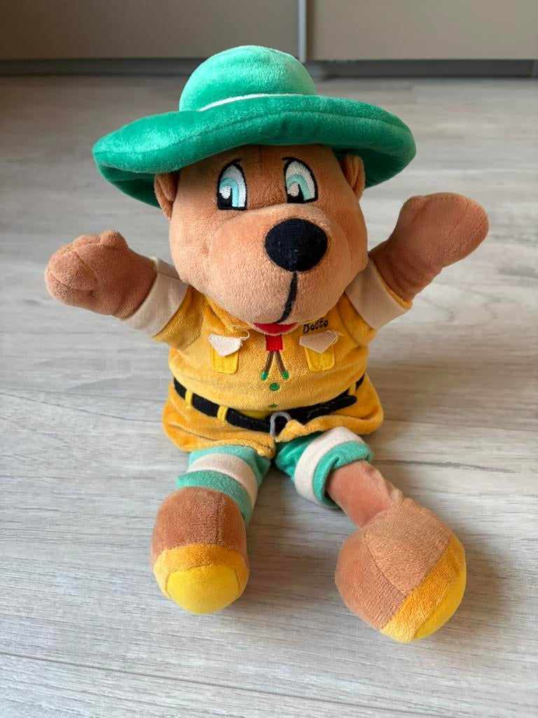 Handpop knuffel Bollo de beer, Ophalen, Zo goed als nieuw, Beer