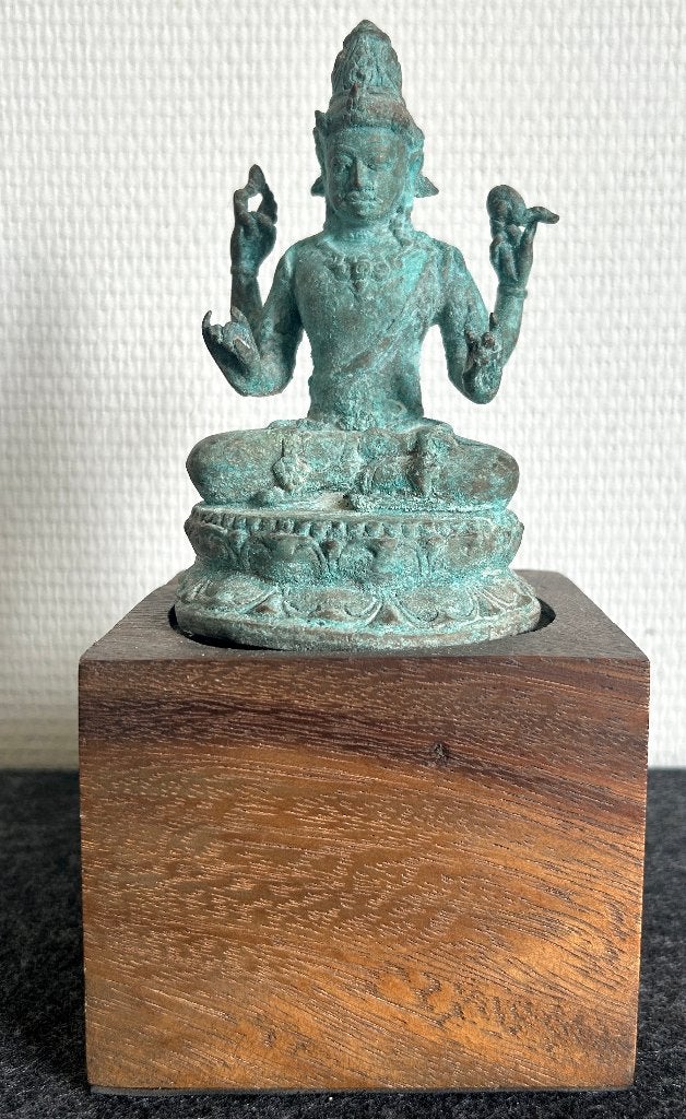 Statue de Shiva en bronze de Bali - fin 19ème Siècle, Antiquités & Art, Art | Art non-occidental, Enlèvement ou Envoi, Bronze
