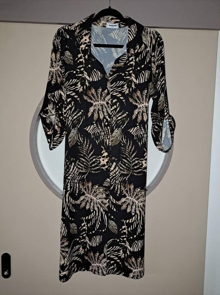 Dazzling jurk, mt L, Kleding | Dames, Jurken, Dazzling, Ophalen of Verzenden, Zo goed als nieuw, Maat 42/44 (L)