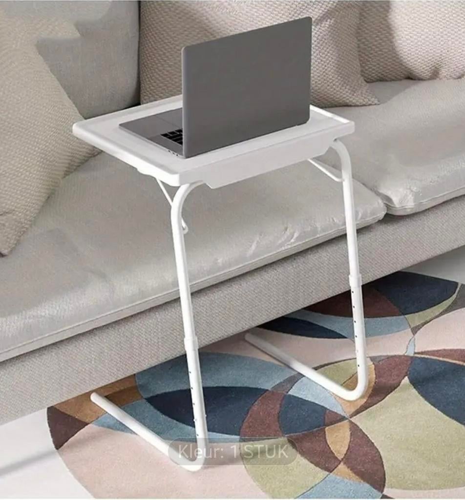 Opvouwbaar bijzet tafel kleur wit, Enlèvement, Neuf, Synthétique
