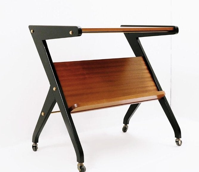 Ico Parisi-stijl Tafel, Antiquités & Art, Curiosités & Brocante, Enlèvement ou Envoi