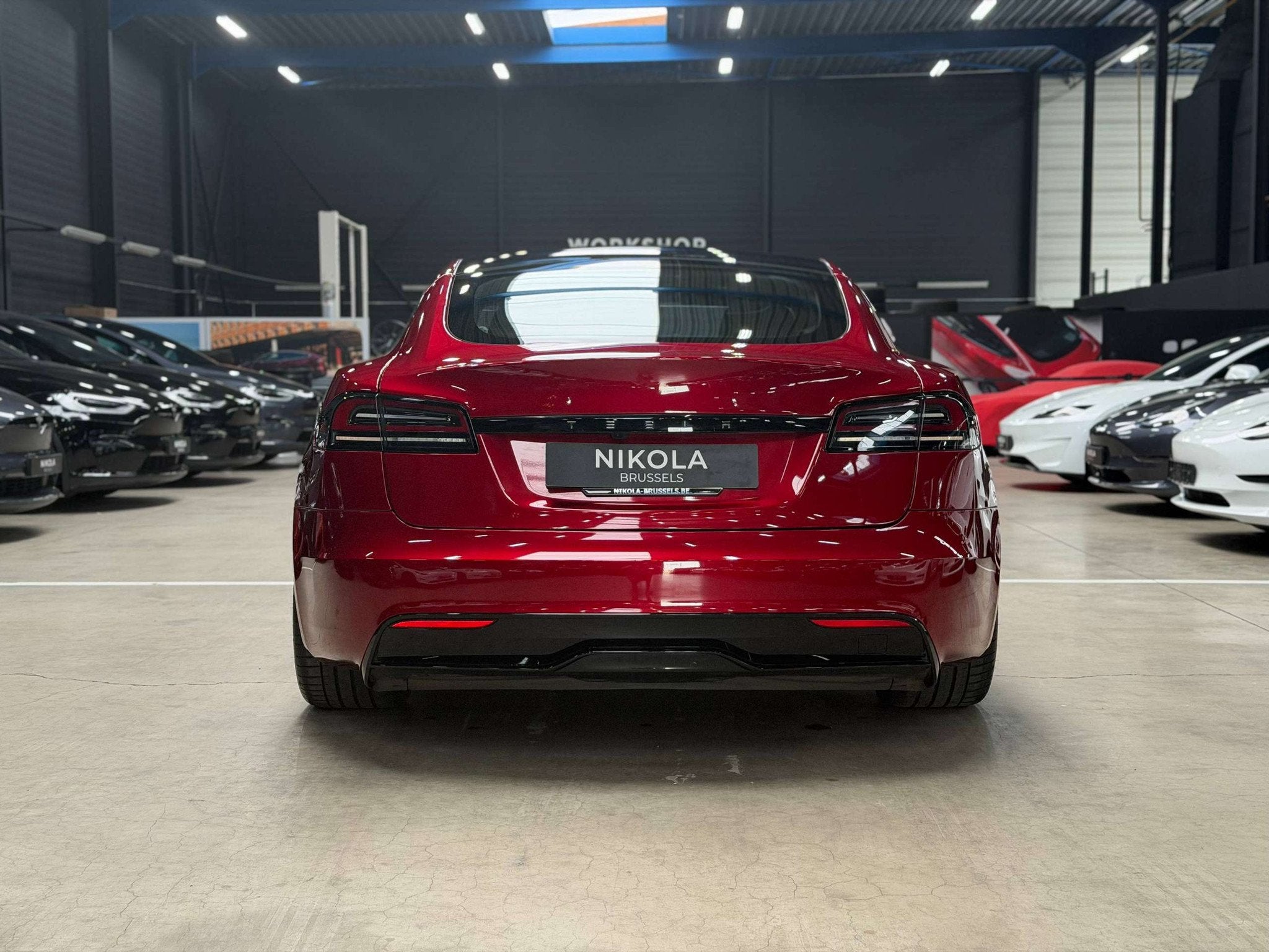 Tesla Model S LONG RANGE - HARDWARE 4.0 - FSD - 21" ARACHNID, Auto's, Tesla, Automaat, Zwart, Model S, https://public.car-pass.be/vhr/e41e1d1c-b093-46a2-bba7-1c60596fda40