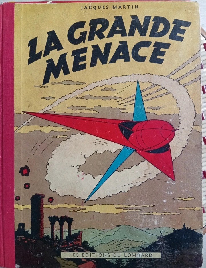 La grande Menace. BD 1954. Jacques Martin., Enlèvement ou Envoi