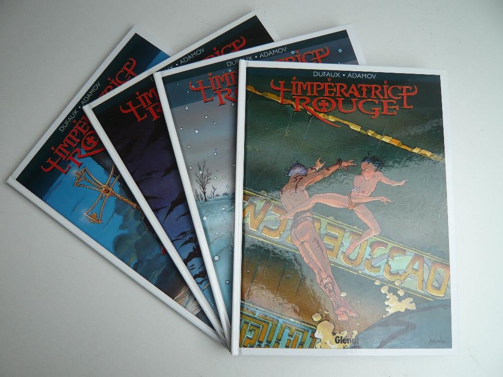 Bd L'IMPERATRICE ROUGE tomes 1 à 4 (EO état neuf) de DUFAUX, Complete serie of reeks, Ophalen of Verzenden, Zo goed als nieuw