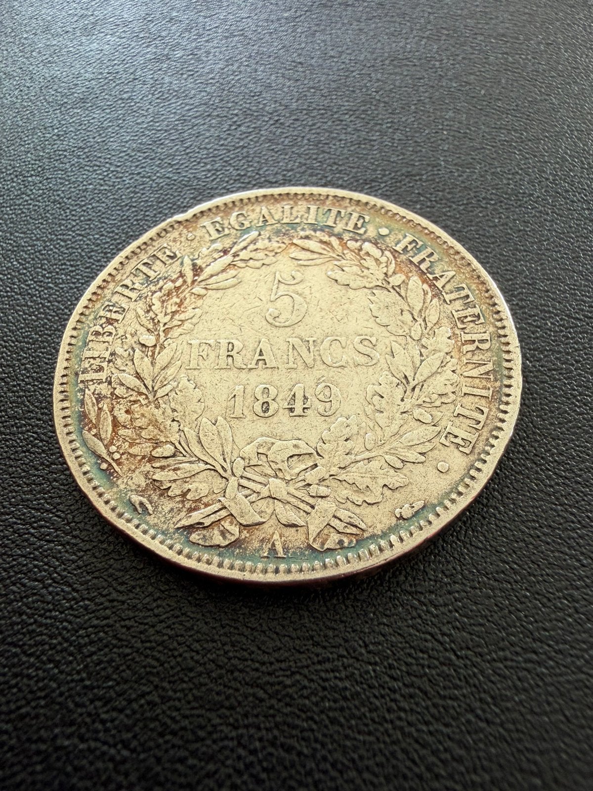 Zilveren Munt Frankrijk 5 Francs 1849 Cérès (Zilver), Enlèvement ou Envoi