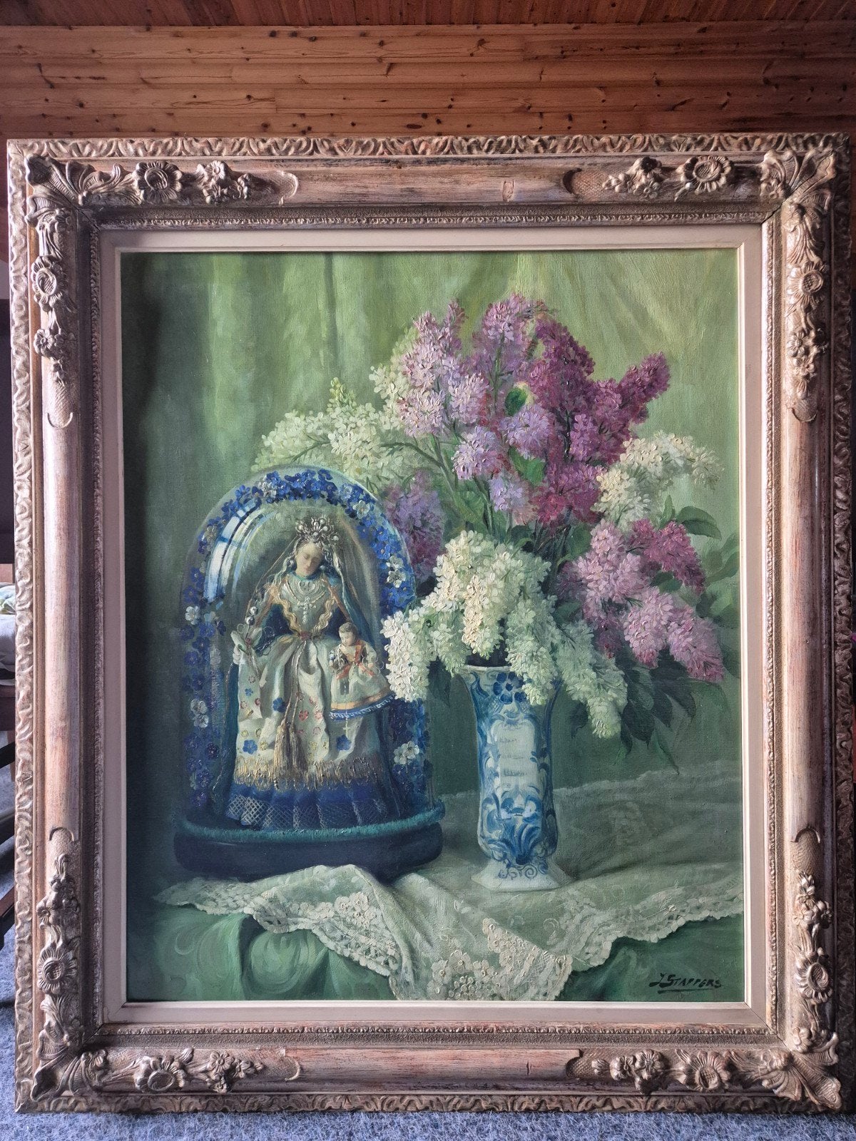 schilderij J Stappers, Ophalen