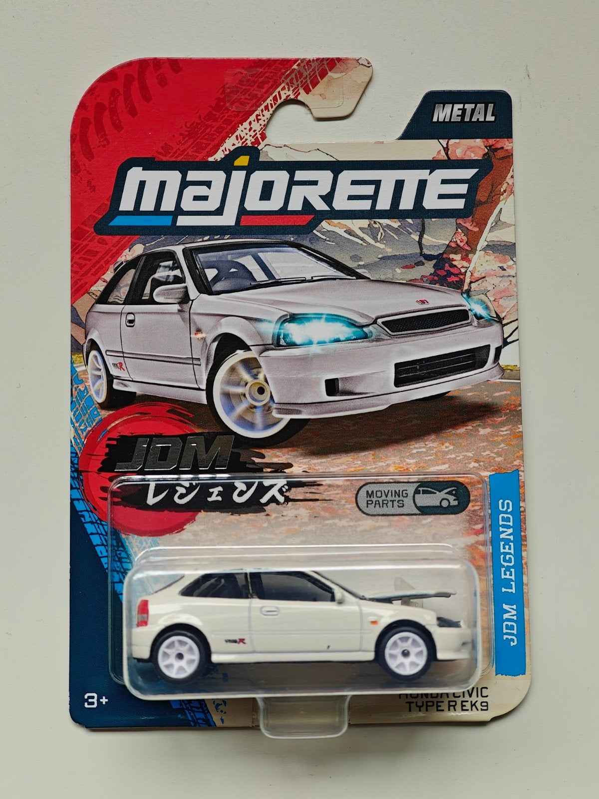 Majorette Honda Civic Type R EK9 Chase JDM Legends, Ophalen of Verzenden, Auto